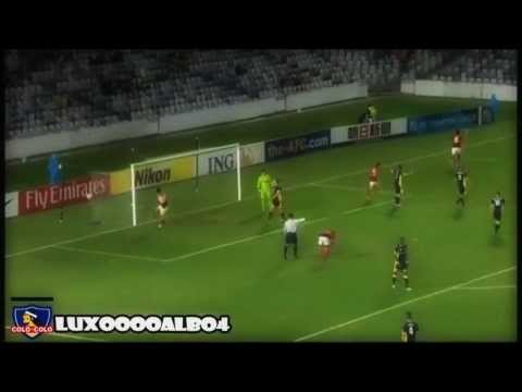 Lucas Barrios anotó golazo en Australia y celebro con Hinchas Albos (Full HD 1080p)