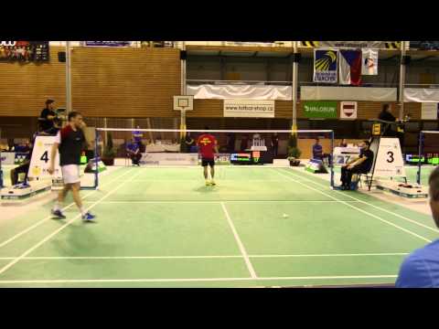 MMČR MS   Valeriy Atrashchenkov vs  Lin Chia Hsuan   2013 Yonex Czech International