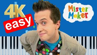 Mister Maker Theme Song (Slow Easy Medium) Piano T