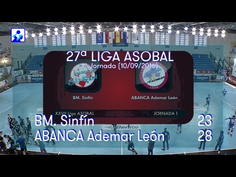 LIGA ASOBAL J01: BM. Sinfín - ABANCA Ademar León
