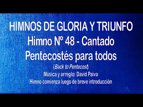 Himnos de Gloria Nº 48 - Pentecostés para todos