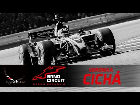 Veronika Cichá - Dallara GP2 - BOSS GP Brno 2016