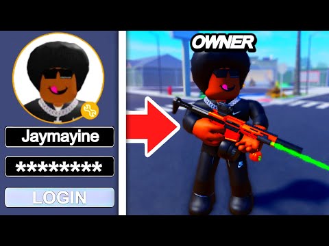 I Logged Into The OWNER'S Account In Roblox Cali Shootout