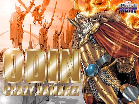 ODIN (All-Father uniform) does CRAZY DAMAGE!!! Marvel Future Fight update v625