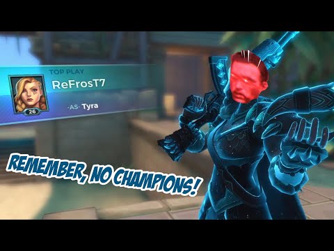 Paladins Tyra   QUADRA KILL!!! NO CHAMPIONS!