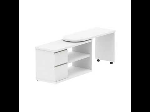 Fleur 360 Roation Home Office Desk