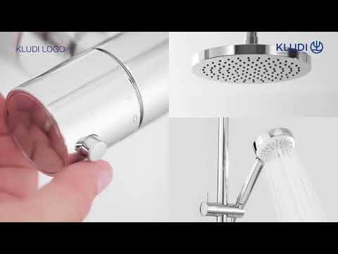 Kludi Logo - Sprchový set Dual Shower System s termostatem, 200 mm, chrom 6809505-00