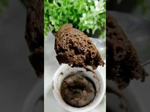 2 min Microwave Mug Cake #shorts