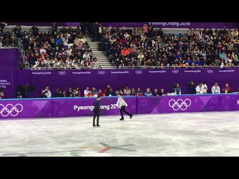 Yuzuru Hanyu OG FS 6min warm-up 20180217