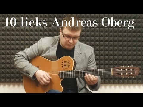 10 licks Andreas Oberg blues in F (part 1)