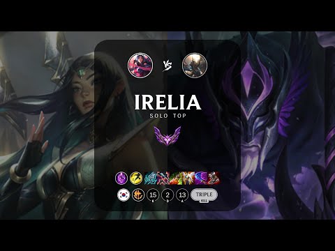 Irelia Top vs Pantheon - KR Master Patch 12.21