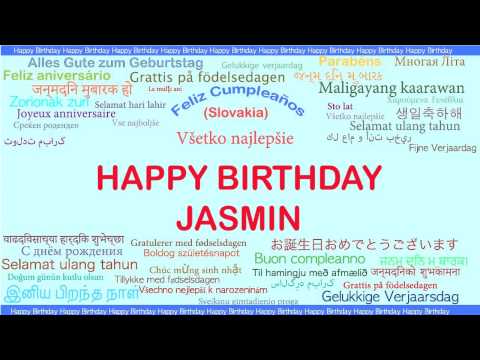 Jasmin   Languages Idiomas - Happy Birthday