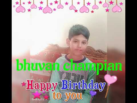happy birthday bhuvan