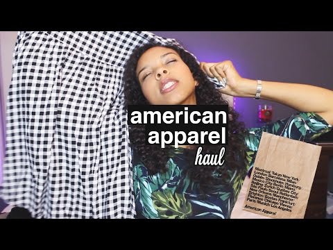 American Apparel Haul! • Try-On