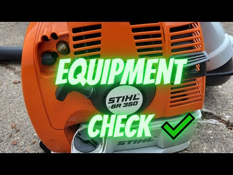 COLD START!(STIHL BR-350)🥶 #shorts #blower