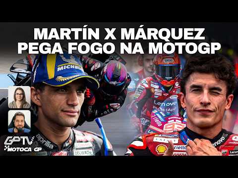MARTÍN x MÁRQUEZ SE INTENSIFICA. MOREIRA BRILHA NO QUINTAL DA HONDA | Motoca GP