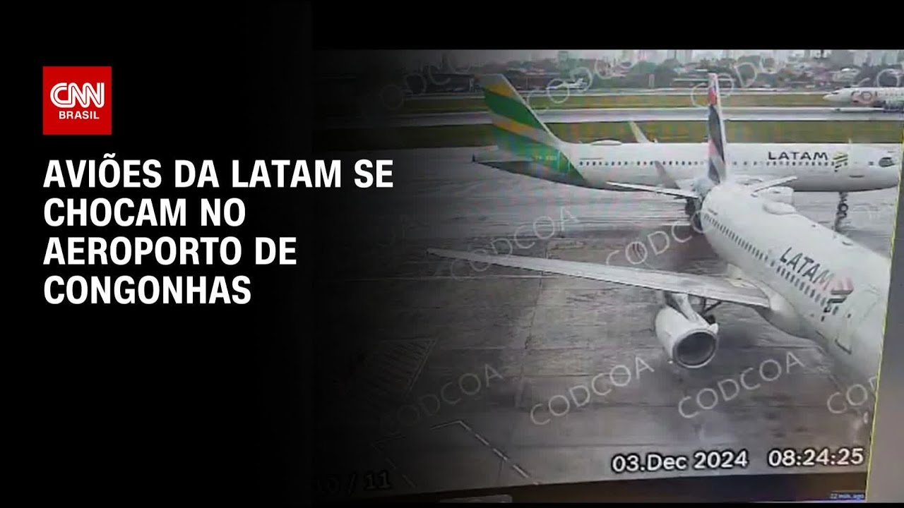 Aviões da Latam se chocam no Aeroporto de Congonhas  | CNN 360º