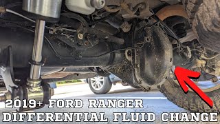 How To Change Your Diff & Transfer Case Fluid | 2019+ Ford Ranger