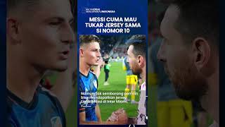 Jersey Lionel Messi Jadi Rebutan Pemain Lawan, Sang Bintang Cuma Mau Tukar dengan Si Nomor 10!