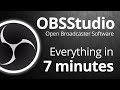 OBS Studio Tutorial For Beginners In 7 MINUTES COMPLETE