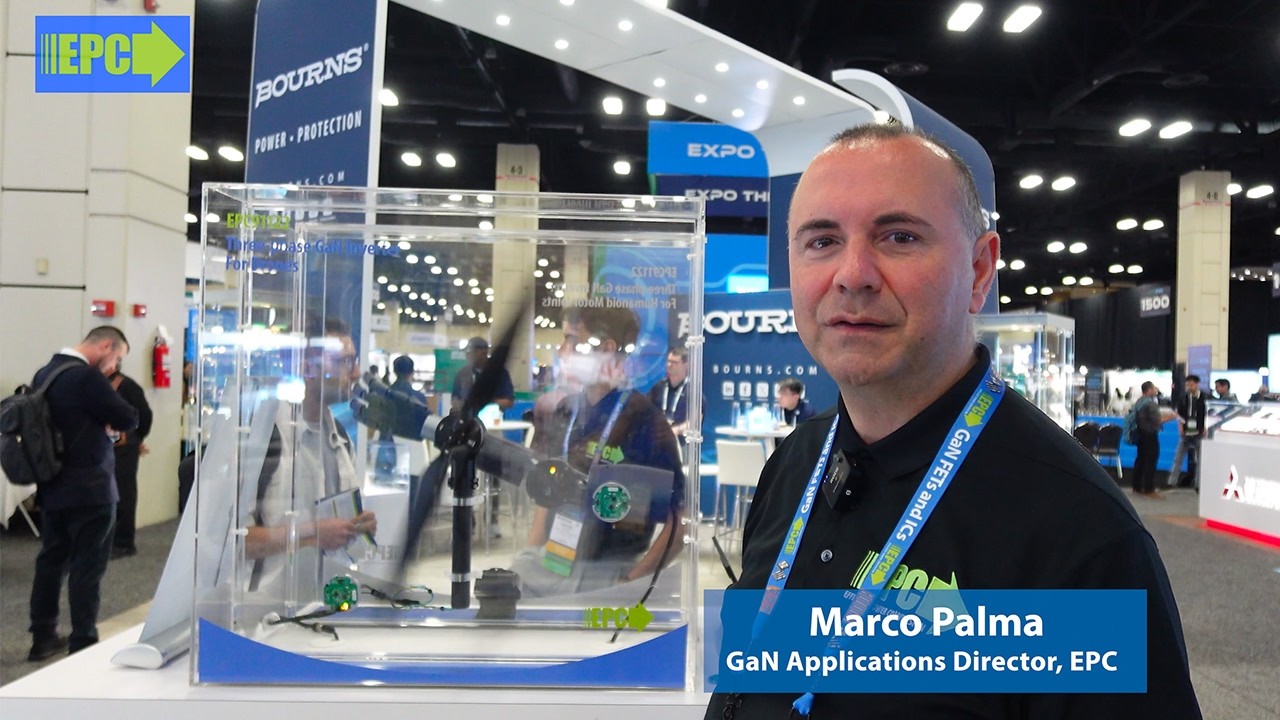 GaN Motor Drives for Drones, Robots and Power Tools: EPC’s Latest Reference Designs at APEC