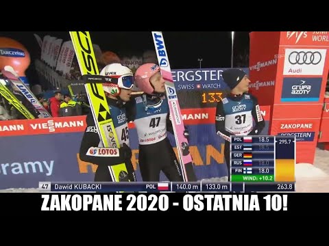 Puchar świata Zakopane 2020 - ostatnia 10 skoków narciarskich!