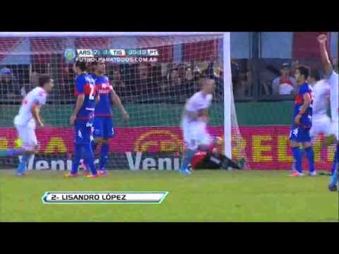 Gol de López Arsenal 2   Tigre 1 Fecha 15 Torneo Final 2013 - GolesYa.com