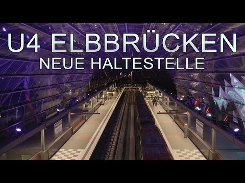 U-BAHN HAMBURG HALTESTELLE ELBBRÜCKEN | futuristisch | Hamburg and Travel