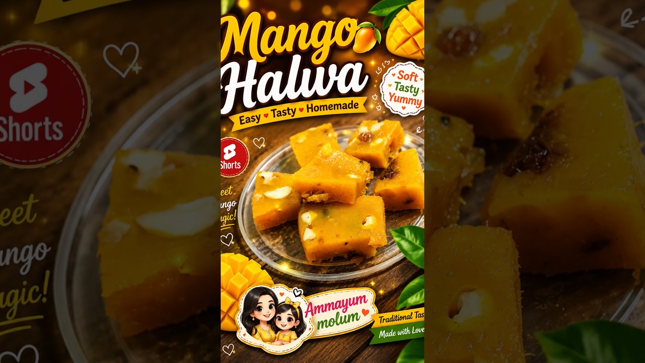 ✨ Tasty Mango Halwa Recipe for Beginners | Easy Sweet #youtube #cooking #recipe #mango #trending
