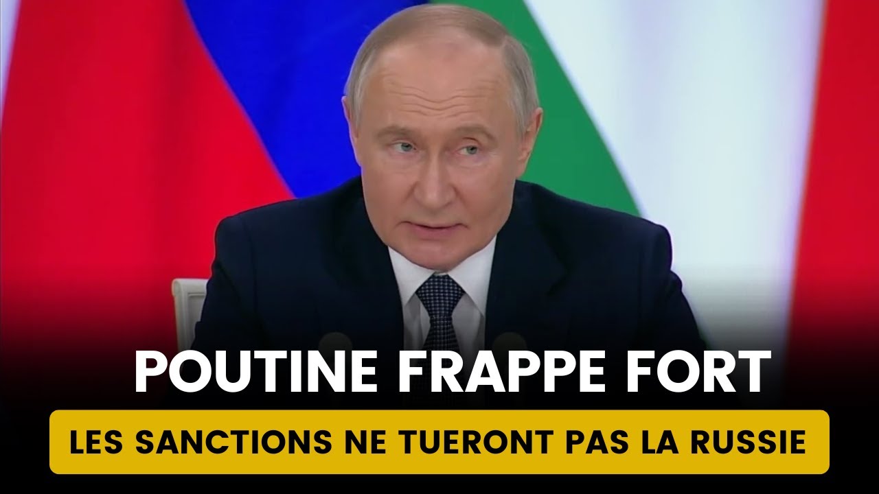 POUTINE EXPLOSE LES MENSONGES DE L'OCCIDENT : POURQUOI LES SANCTIONS N'ABATTRONT JAMAIS LA RUSSIE !