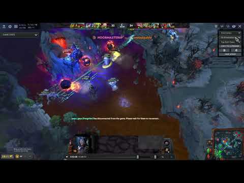 DOTA 2 Medusa 4 man Stone Gaze Rosh Pit Clash = GG