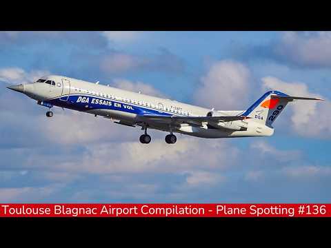 TOULOUSE Blagnac Airport, Plane Spotting, Compilation #136  :  PNG, Buzz, RAM, DGA, Sky Taxi