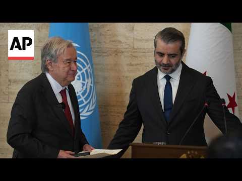 Video Thumbnail: Guterres reaffirms U.N. recognition of Syrian sovereignty over Golan Heights