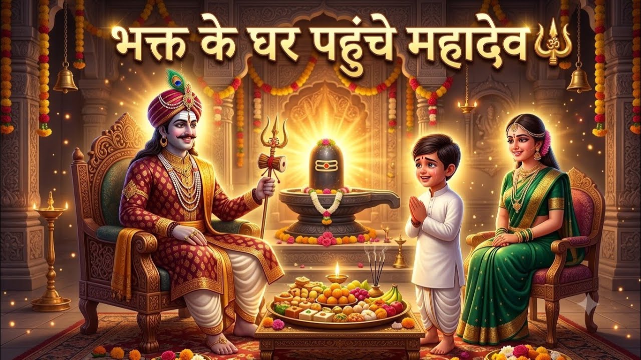भोला भक्त की ऐसी भक्ति कि स्वयं शिव-पार्वती पृथ्वी पर आ गए 🔱।mahadev story। bhole baba ki kahani।