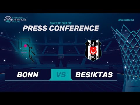 Telekom Baskets Bonn v Besiktas - Press Conference - Basketball Champions League