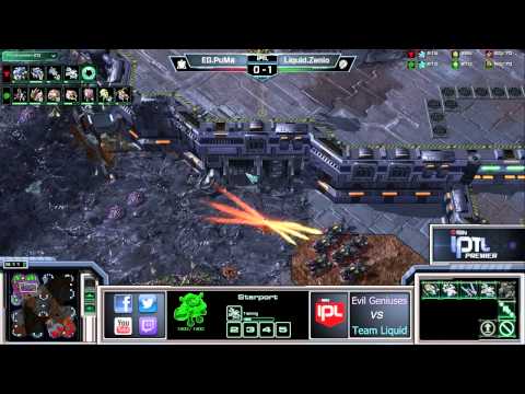 Evil Geniuses vs Team Liquid - Game 2 - IPTL Premier Group A - StarCraft 2