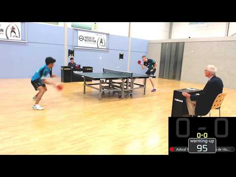 Tafeltennis eredivisie wedstrijd Hilversum - Taverzo 19-10-2019 (deel2)