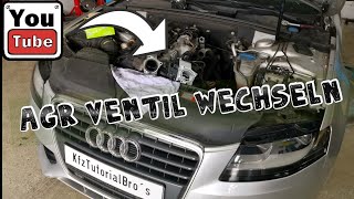 AUDI A4 B8 2.0 TDI AGR-Ventil wechseln / EGR Valve Remove