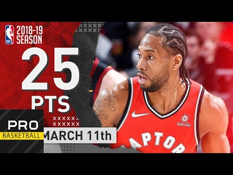 Kawhi Leonard Full Highlights Raptors vs Cavaliers | Mar. 11, 2019 | NBA Season