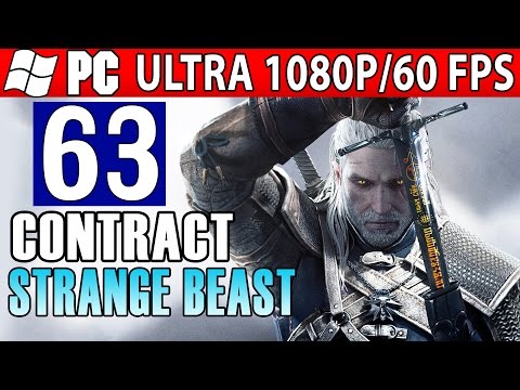 The Witcher 3 Wild Hunt Walkthrough - Part 63 CONTRACT Strange Beast (Death March) 1080p