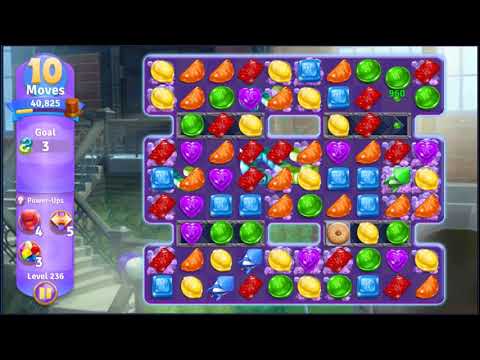 Wonka's World of Candy Level 236 - NO BOOSTERS + FULL STORY 🍫 | SKILLGAMING ✔️