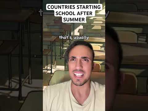 Countries Starting School After Summer
