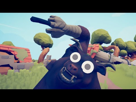 Rude Minotaur vs Units - Totally Accurate Battle Simulator TABS