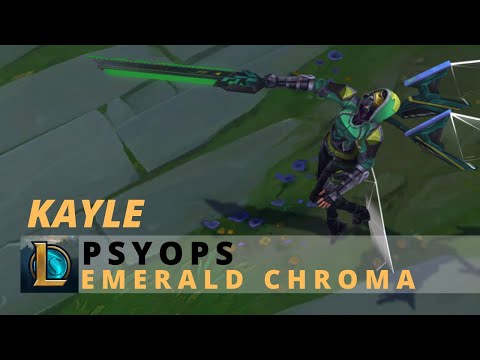 PsyOps Kayle Emerald Chroma - League Of Legends