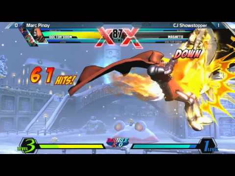 UMvC3 Marc Pinoy vs CJ Showstopper - Double K.O