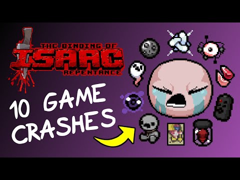 10 Bugs that crash the Game! (Isaac Repentance)