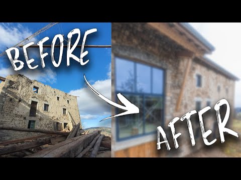 TIMELAPSE 2 ANS RENOVATION CORPS DE FERME 1820 / TIMELAPSE 2 YEARS RENOVATION OLD FARM 1820