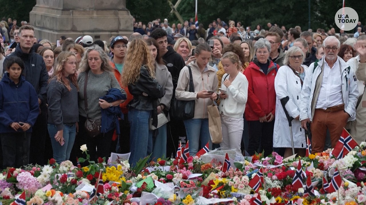 Norwegians react to death of King Harald V, new king Haakon