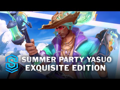Exquisite Edition Summer Party Yasuo Wild Rift Skin Spotlight
