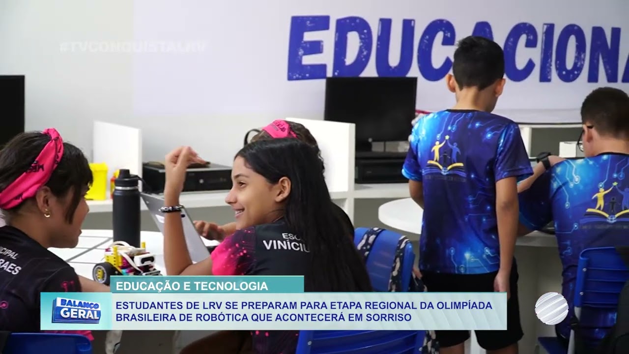 Estudantes de Lucas do Rio Verde se preparam para a etapa regional da Olimpíada Brasileira de Robótica em Sorriso